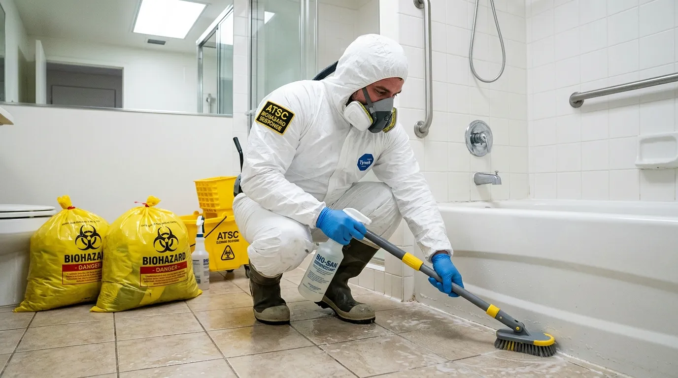 Decontamination equipment deployed for Blood Cleanup in Groves